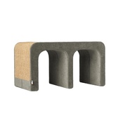 Catworks - Scratching Post - Letter M - Grey
