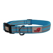 Long Paws - Comfort Padded Dog Collar – Blue