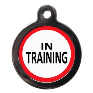 In Training Pet ID Tag