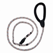 Long Paws - Comfort Padded Slip Leash - Grey