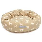 Mutts & Hounds - French Grey Donut Bed