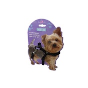 Hem & Boo - Black Nylon Harness Set