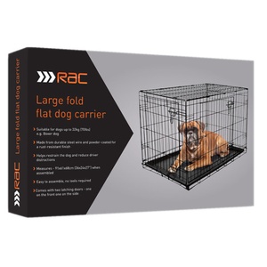RAC Metal Fold Flat Crate