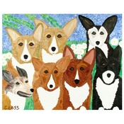 Cindy Lass - Corgi Print