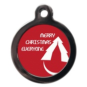 PS Pet Tags - Merry Christmas Everyone Pet ID Tag