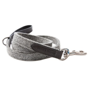 Stoneham Grey Tweed Dog Lead