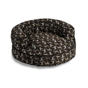 In Vogue Pets - Crypton Round Bolster Bed - Rotator Midnight