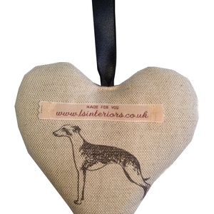 Long Dog Lavender Heart