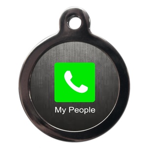 Call My People Dog ID Tag