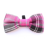 Pet Pooch Boutique - Pink Tartan Bow Tie