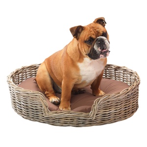 Rattan Kubu Dog Basket - Oval