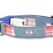 Pet Pooch Boutique - Denim Patch Collar