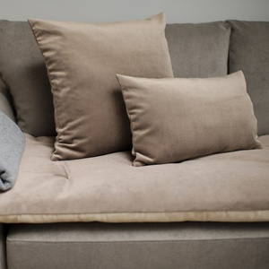 Velvet Scatter Cushion - Taupe