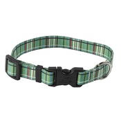Yellow Dog - Tartan Plaid Dog Collar – Green