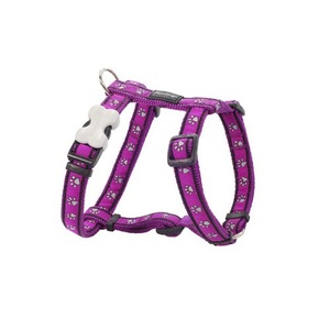 Pawprints Dog Harness - Purple