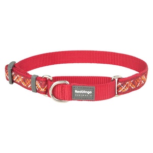 Flanno Martingale Dog Collar – Red