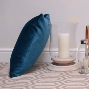 Velvet Scatter Cushion - Teal