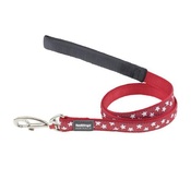 Red Dingo - Red Dingo Patterned Dog Lead - Red/White Stars