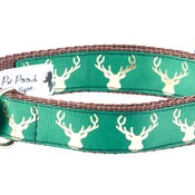 Pet Pooch Boutique - Country Stag On Lush Green Collar