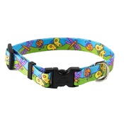 Yellow Dog - Butterflies Dog Collar