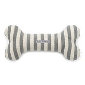 Mutts & Hounds - Flint Stripe Brushed Cotton Squeaky Bone Toy