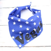 Pet Pooch Boutique - Personalised Blue Star Dog Bandana