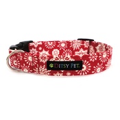 Ditsy Pet - Christmas Snowflake Dog Collar