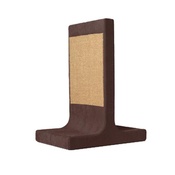 Catworks - Scratching Post - Letter T - Brown