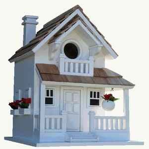 Backyard Bird Cottage - White