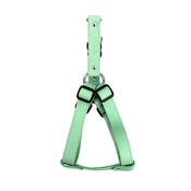 The Leather Dog Co - Pale Green Leather Dog Harness
