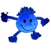 Multi Pet - Happy Face Plush Dog Toy – Blue