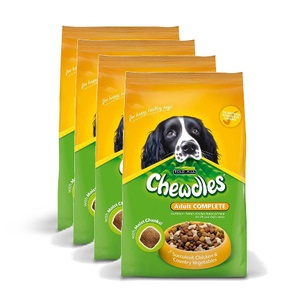 Chewdles Complete Chicken Dog Food x 4