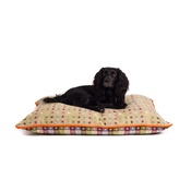 The Lounging Hound - Luxury Pure Wool Dog Bed - Pistachio Multispot