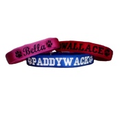 Personalised Pets - Personalised Embroidered Dog Collar – Red