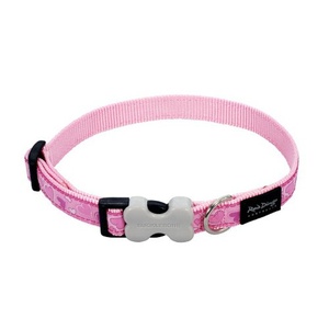 Pink Love Dog Collar