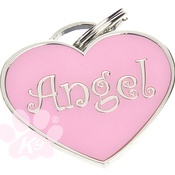 K9 - Heart shaped Angel ID tag