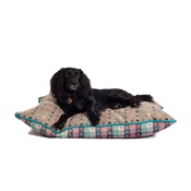 The Lounging Hound - Luxury Pure Wool Dog Bed - Fawn Multispot