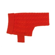 Ruby Rufus - Cable Knit Cashmere Dog Sweater - Lipstick
