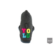 Bowl&Bone Republic - Bowl&Bone Dog YOLO Hoodie Graphite