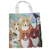 Cindy Lass - Corgi & Crown Jewels Tote Bag
