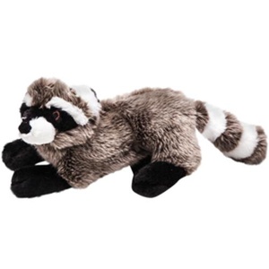 Fluff & Tuff Plush Dog Toy – Rocket the Racoon