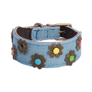 DO&G Boho Chic Dog Collar - Light Denim