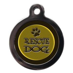Rescue Dog Pet ID Tag