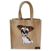 Poochini Pets - Midi Jack Russell Bag - Natural