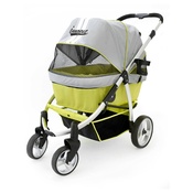 InnoPet - Retro Dog Buggy - Grey/Lime