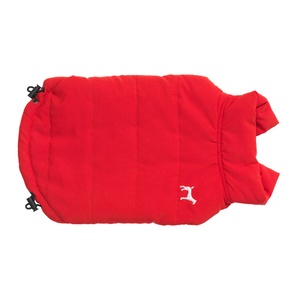 Fleece Lined Dog Gilet – Red