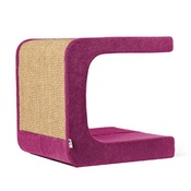 Catworks - Scratching Post - Letter C - Pink
