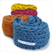 Edie & Reggie - Chunky Funky Snood Scarf - Meadow Green