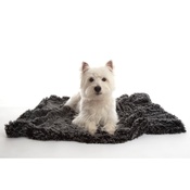 In Vogue Pets - Shaggy Pet Blanket - Black