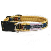 SpiffyDog - Yellow Paw Print Dog Collar